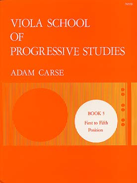Illustration de Viola School of progressive studies - Vol. 5 : 1re à la 5e position