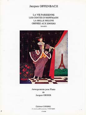 Illustration de Album piano solo (tr. Erdos) : La vie parisienne - Les contes d'Hoffmann - La belle Hélène - Orphée aux enfers (extraits)
