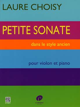 Illustration choisy petite sonate dans style ancien