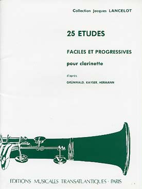 Illustration de 25 Études faciles et progressives d'après Grünwald, Kaiser, Hermann