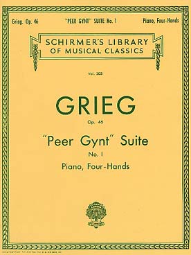Illustration grieg peer gynt, suite n° 1 op. 46