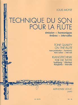 Illustration moyse technique du son (la)