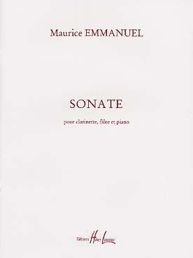 Illustration de Sonate pour flûte, clarinette et piano