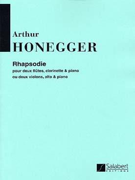 Illustration de Rhapsodie pour 2 flûtes, clarinette et piano