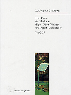 Illustration beethoven duos (3) woo 27 clar./basson