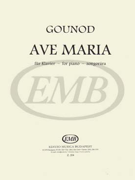 Illustration de Ave Maria sur le prélude N° 1 de JS Bach - éd. E.M.B.