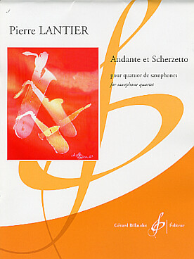 Illustration de Andante et scherzetto pour quatuor de saxophones - Parties séparées