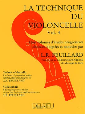 Illustration de La Technique du violoncelle, études progressives - Vol. 4