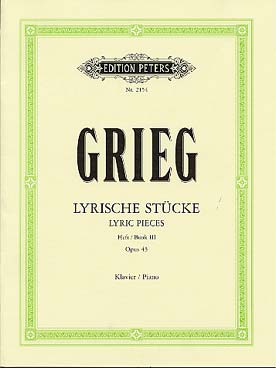 Illustration de Pièces lyriques - Vol. 3 : op. 43