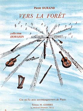 Illustration durand vers la foret