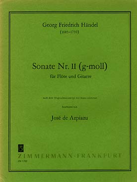 Illustration de Sonate N° 2 en sol m (tr. Azpiazu)
