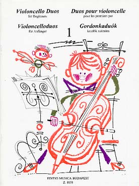 Illustration duos pour violoncelle premiers pas v 1