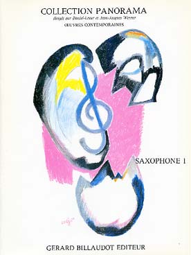 Illustration de PANORAMA (coll. d'œuvres contemporaines) - Saxophone 1 (débutant) : Doury, Desportes, Lancen, Echpaï, Trajkovic