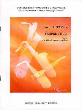 Illustration de Sempre tutti pour ensemble de saxophones altos (débutant à supérieur)
