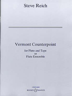 Illustration de Vermont Counterpoint pour flûte et bande