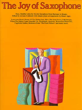 Illustration joy of saxophone