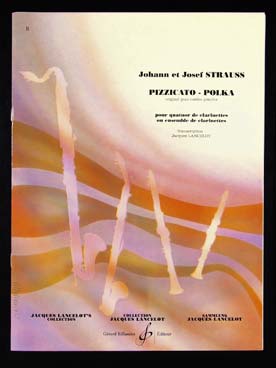 Illustration de Pizzicato-polka (tr. Lancelot pour 3 cl. si b et cl. basse)