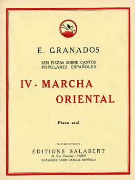 Illustration de 6 Piezas sobre cantos populares españoles - N° 4 : Marche oriental