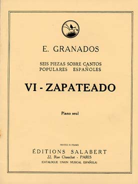 Illustration de 6 Piezas sobre cantos populares españoles - N° 6 : Zapateado