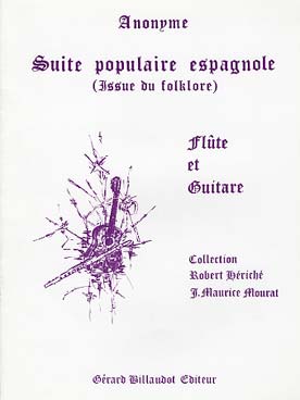 Illustration anonyme suite populaire espagnole