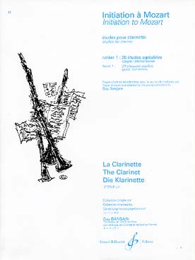 Illustration de Initiation à Mozart (Dangain) - Vol. 1 : 20 études agréables (élém.)