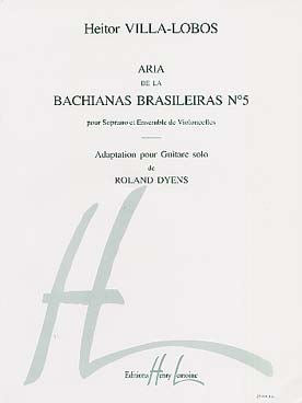 Illustration de Aria de la Bachianas brasileiras N° 5 (tr. Dyens)