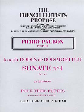 Illustration boismortier sonate n° 4 op. 7/4
