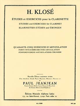 Illustration de 45 Exercices d'articulation (tirés de la méthode) complétés par 27 exercices spéciaux et de technique moderne