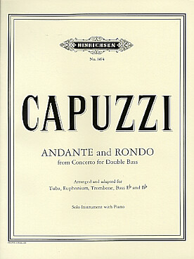 Illustration de Andante et rondo du Concerto pour contrebasse (tr. pour tuba et piano)