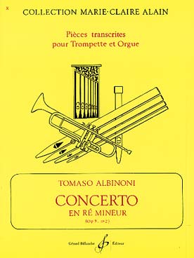 Illustration albinoni concerto re min op. 9/2 (alain)