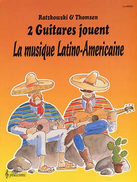 Illustration de 2 Guitares jouent... (Gitarren spielen) - la musique latino-américaine