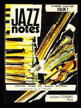 Illustration jazz notes violon 2