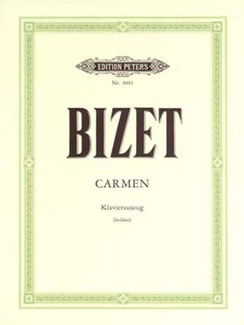 Illustration de Carmen, opéra complet (version chant et piano en allemand)
