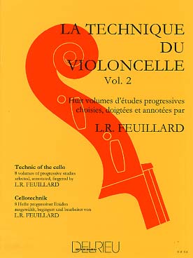 Illustration de La Technique du violoncelle, études progressives - Vol. 2