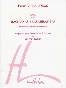 Illustration de Bachianas brasileiras N° 5 (tr. Dyens pour 5 guitares)