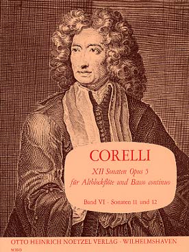Illustration corelli sonates op. 5 vol. 6