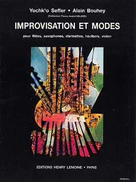 Illustration de Improvisation et modes pour flûte, saxophone, clarinette, hautbois, violon