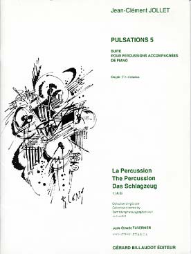 Illustration de Pulsations 5 : suite pour percussions accompagnées de piano