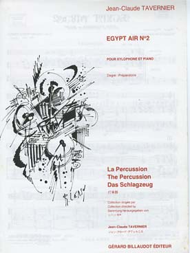 Illustration de Egypt air N° 2 (préparatoire) pour xylophone et piano