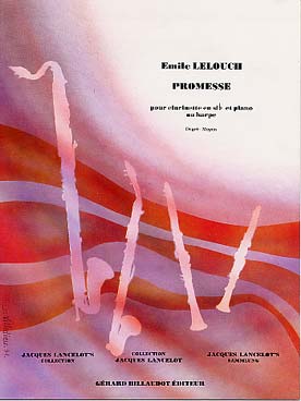 Illustration de Promesse pour clarinette et piano ou harpe