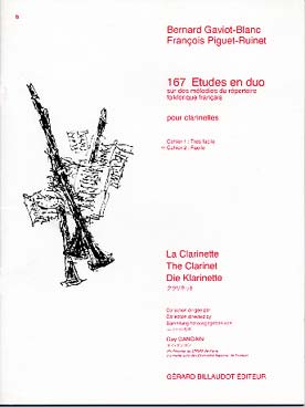 Illustration de 167 Études en duo sur des mélodies du répertoire folklorique français - Vol. 2 : facile