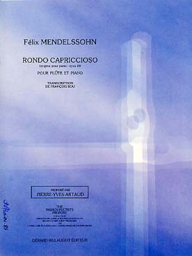 Illustration de Rondo capriccioso op. 14 (original pour piano, tr. François Bou)