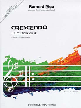 Illustration bigo crescendo musique en  4e, prof.