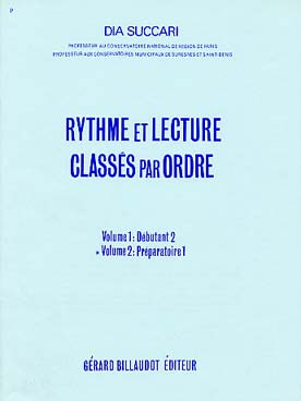 Illustration de Rythmes et lectures classés par ordre - Vol. 2 : Préparatoire 1