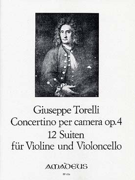 Illustration de Concertino per camera op. 4, 12 suites pour violon et violoncelle