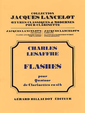Illustration de Flashes pour 4 clarinettes