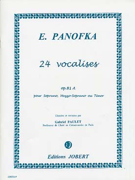 Illustration de 24 Vocalises op. 81 A (soprano, mezzo ou ténor)