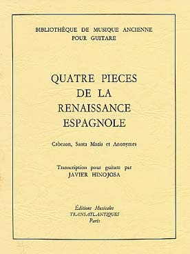 Illustration de 4 Pièces de la renaissance espagnole
