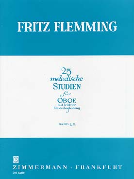 Illustration flemming etudes melodiques (25) vol. 1