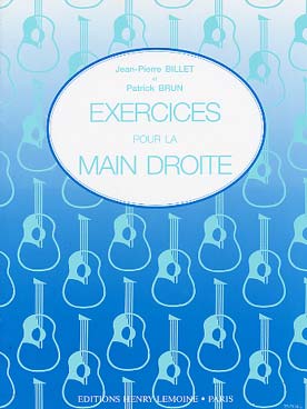 Illustration billet/brun exercices pour main droite